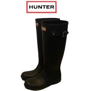 HUNTER Rain Boots in Black Sz 6/37 euro